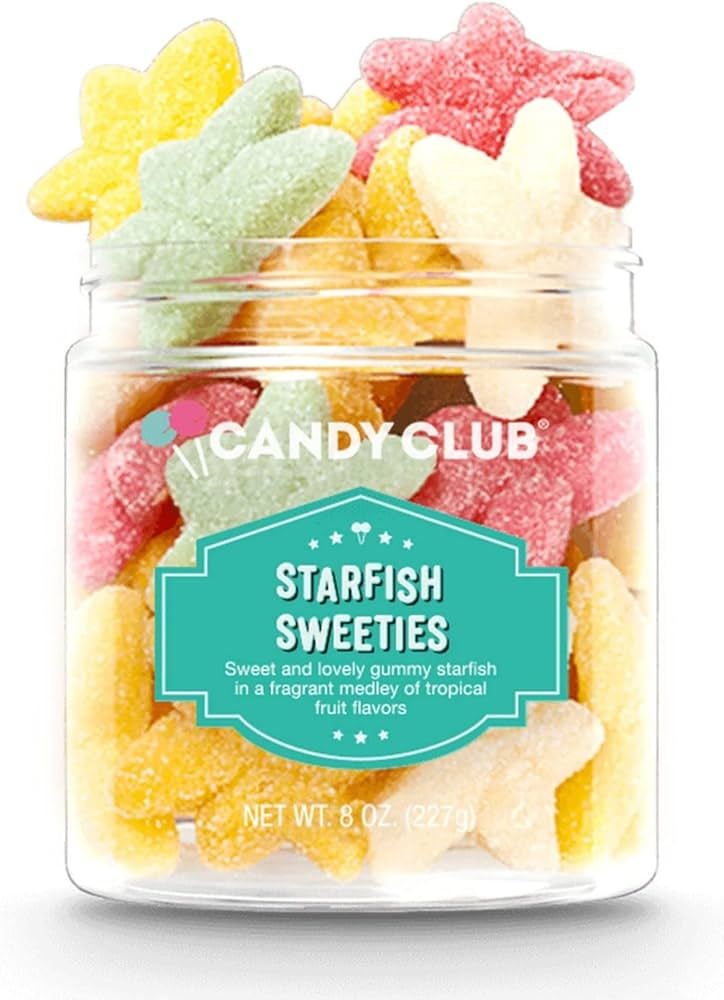 Candy Club Starfish Sweeties 8oz.- Tropical Gummy Starfish for Parties, Buffets, etc, 8 Ounces | Amazon (US)