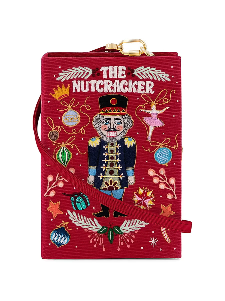 Women's The Nutcracker Book Clutch - Bordeaux Latim | Saks Fifth Avenue