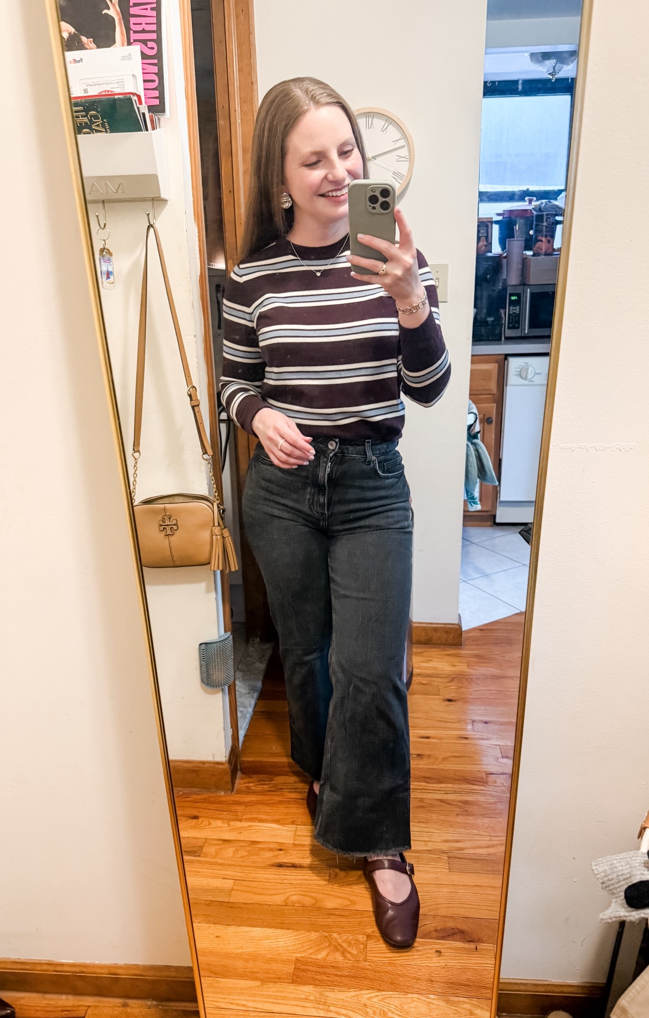 Love a stripe sweater for spring! This one is from Mango and it’s so good. Wearing an XS.

#LTKootd