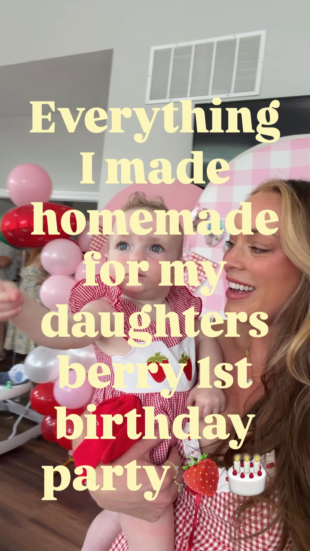 Everything I made for my baby girl’s birthday! It was the berry sweet 1st birthday themed and I loved all the pink and red. 🍓🫐🎂

I used to dream about days like this, coming together with family and friends to celebrate, today was a dream come true celebrating baby girl! I love being a mom 🩷🩷

#LTKmomlife #LTKvlog #LTKBaby