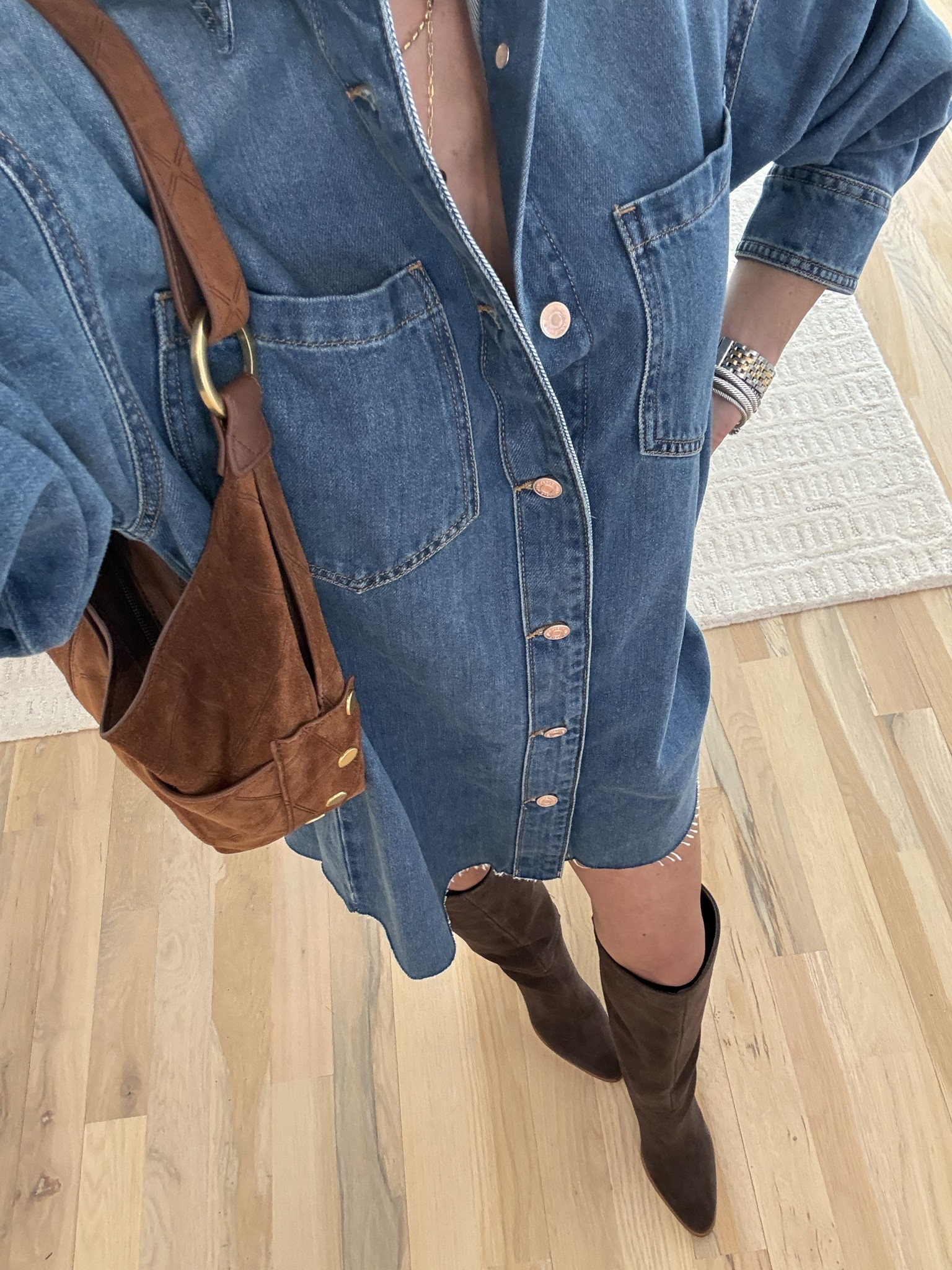 Target denim shirt that can be worn as a dress size xxs 

#LTKdayinmylife #LTKgrwm #LTKootd