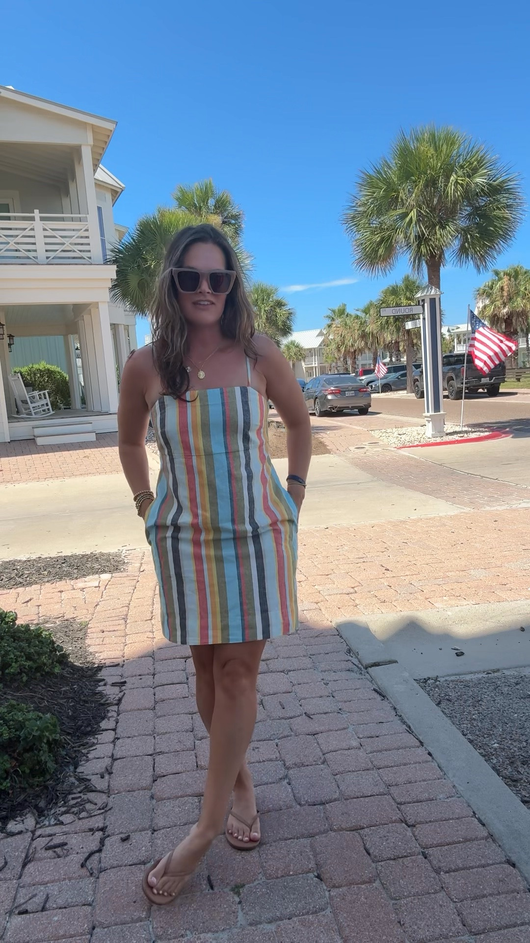 This dress looks like Anthro. Linen & so flattering!

#LTKootd #LTKmomlife #LTKTravel