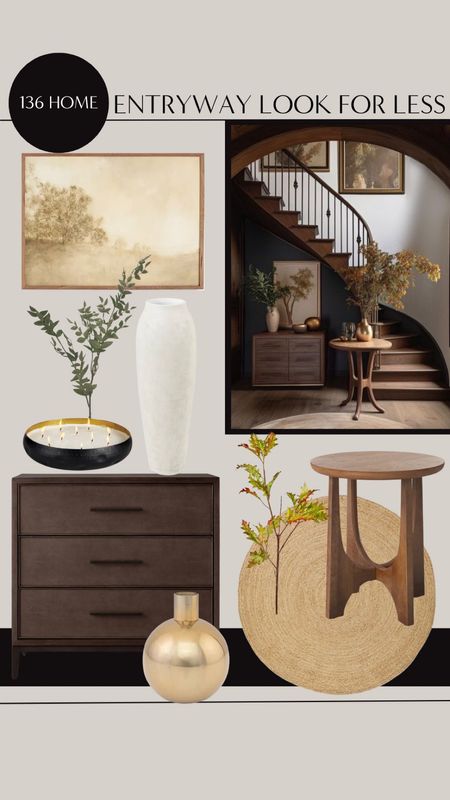 Entryway Look for Less #entryway #foyer #lookforless #interiordesign #interiordecor #homedecor #homedesign #homedecorfinds #moodboard 

#LTKhome #LTKstyletip