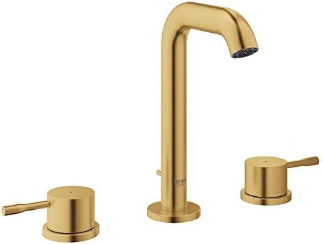 GROHE 20297GNA Essence 8″ Widespread Two-Handle Bathroom Faucet M-Size, Brushed Cool Sunrise | Amazon (US)