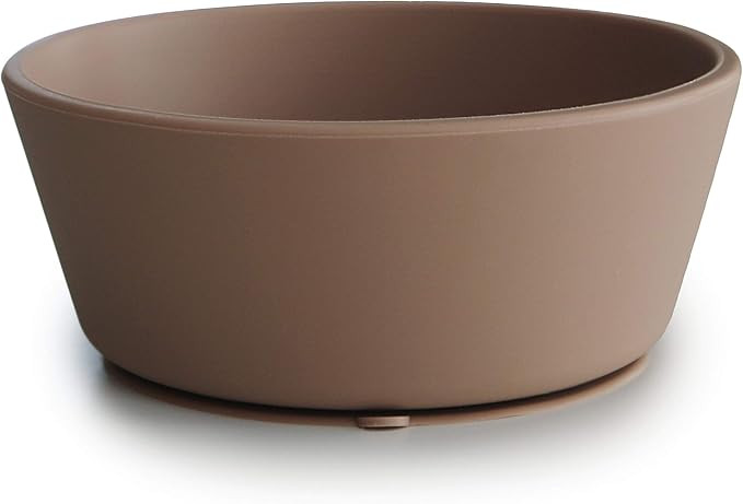 mushie Silicone Suction Bowl | BPA-Free Non-Slip Design (Natural) | Amazon (US)