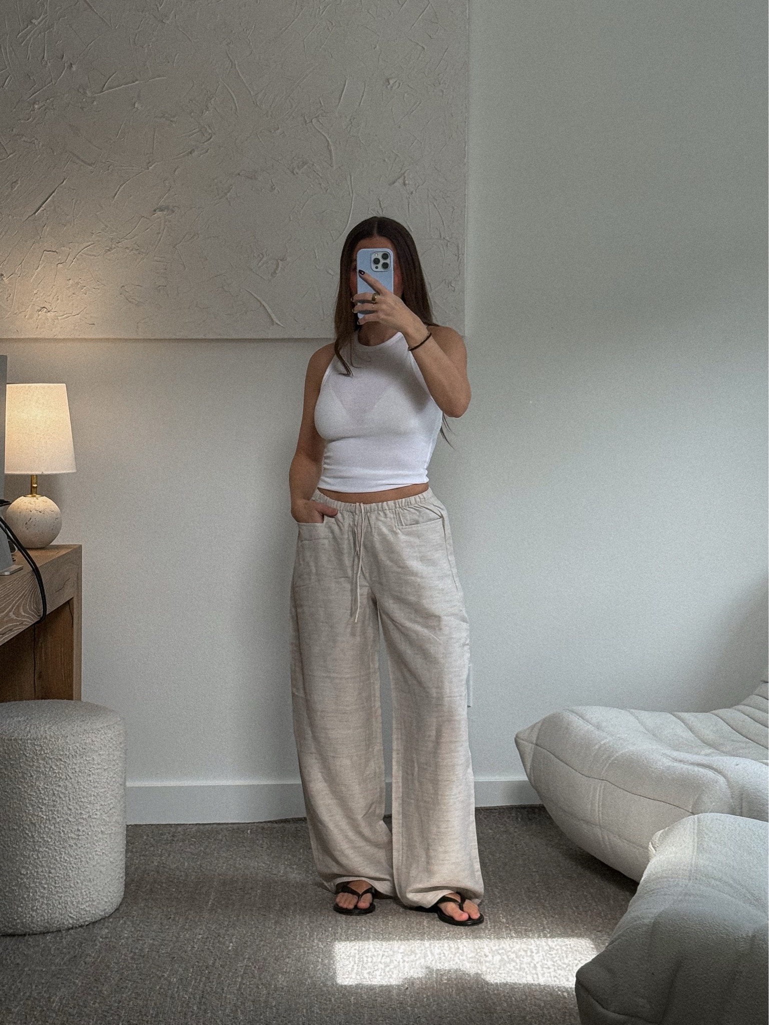 These pants! When you love something, you get it in every color 🤍

aritzia outfit, linen pants outfit, neutral outfit inspo, summer outfits 2026, casual outfit inspo, effortless style, wide leg pants outfit, everyday outfit inspo, minimal outfit inspo, clean girl aesthetic 

#LTKSwim #LTKPetite #LTKSeasonal