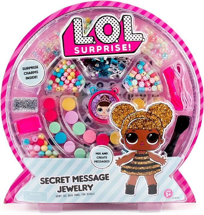 L.O.L. Surprise! Secret Message Jewelry by Horizon Group USA, DIY Jewelry Making Craft Kit, Inclu... | Amazon (US)