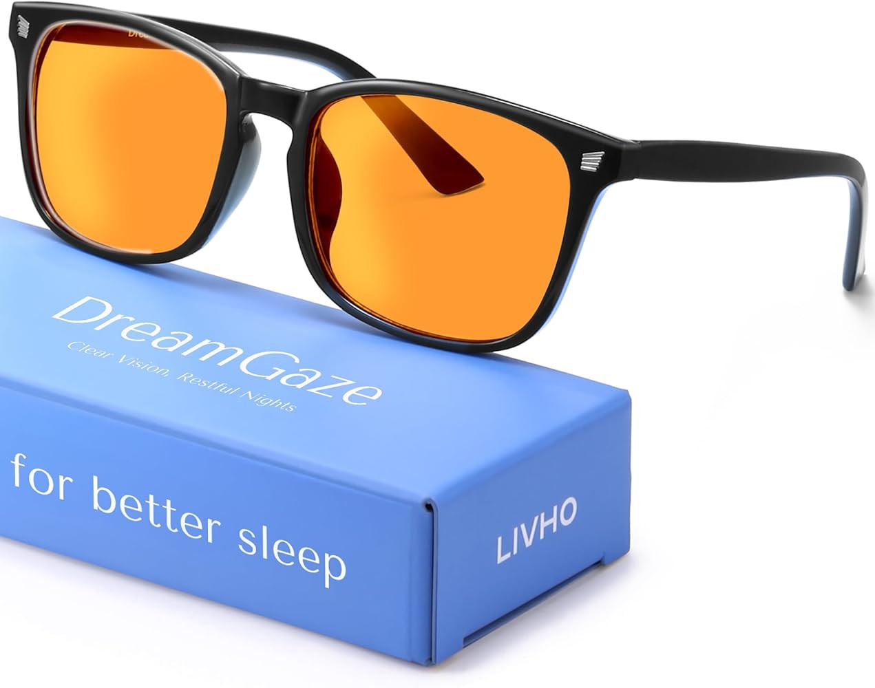livho DreamGaze Blue Light Blocking Glasses for Better Sleep - Night Driving Premium Anti Blue Li... | Amazon (US)