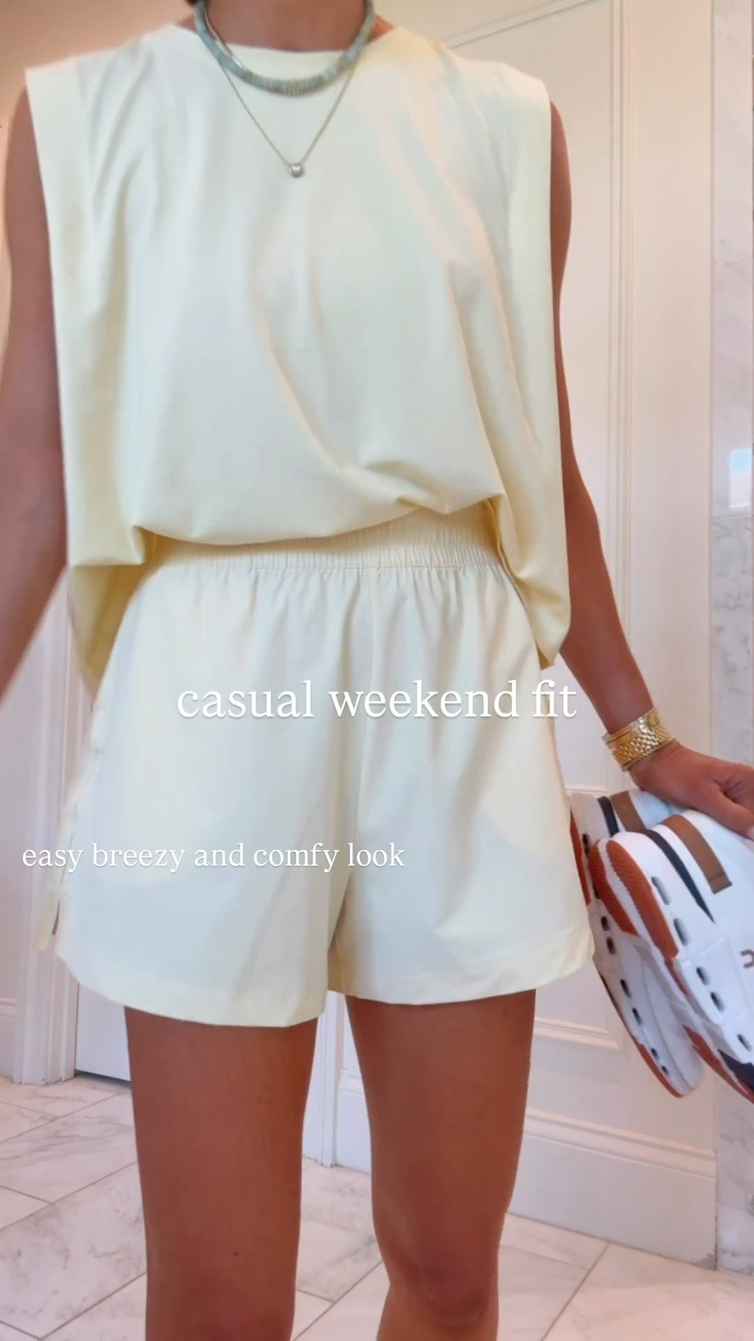 Love this casual summer fit. The top is so comfy and the color is so fun!

#LTKsummer #LTKstyletip