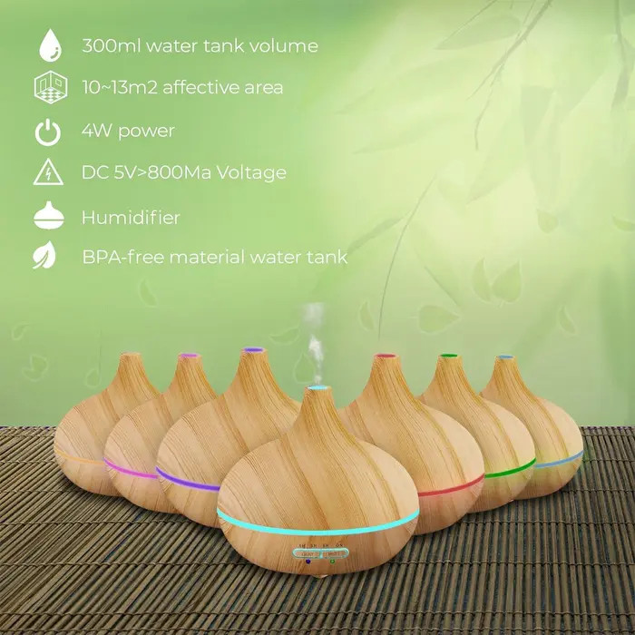 PURE DAILY CARE Ultrasonic Aromatherapy Diffuser & 10-Pack Pure 400ml Essential Oils | Nordstromr... | Nordstrom Rack