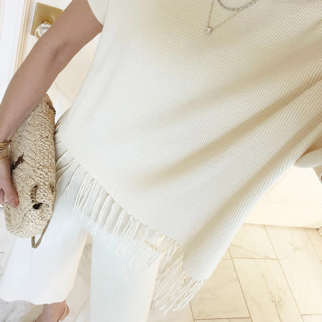 Splendid x @Cellajaneblog Fringe Sweater | Splendid