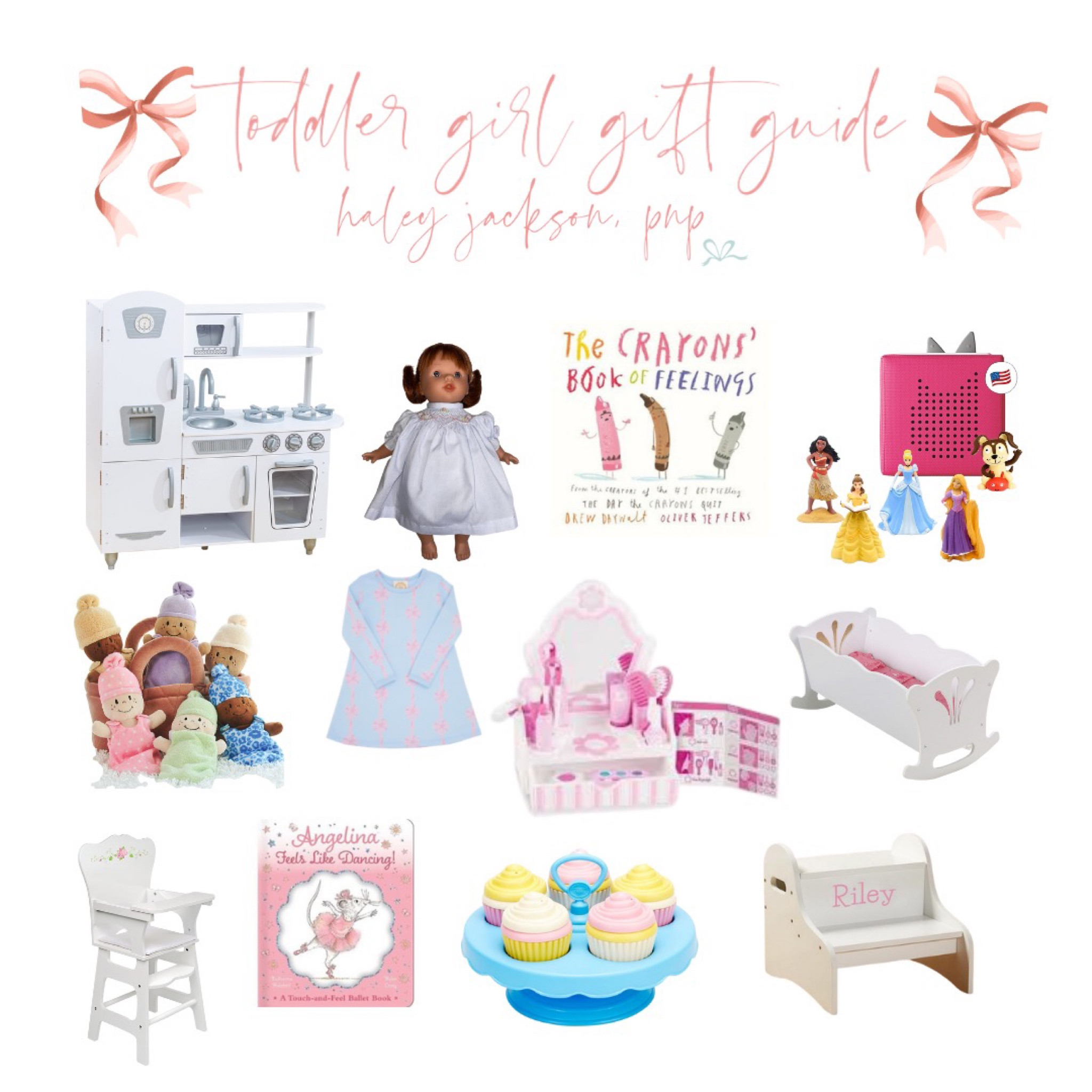 Toddler girl gift guide 

#LTKGiftGuide #LTKfamily #LTKkids