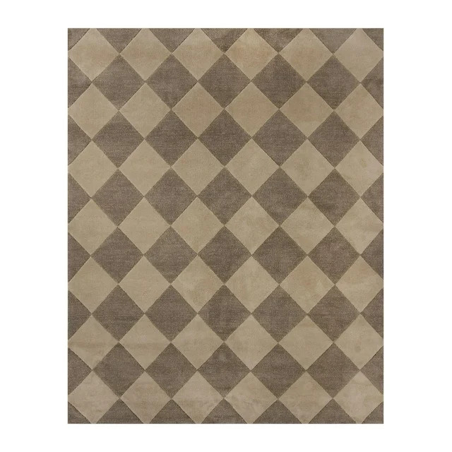 Better Homes & Gardens Brown Diamond Indoor 8' x 10' Area Rug - Walmart.com | Walmart (US)