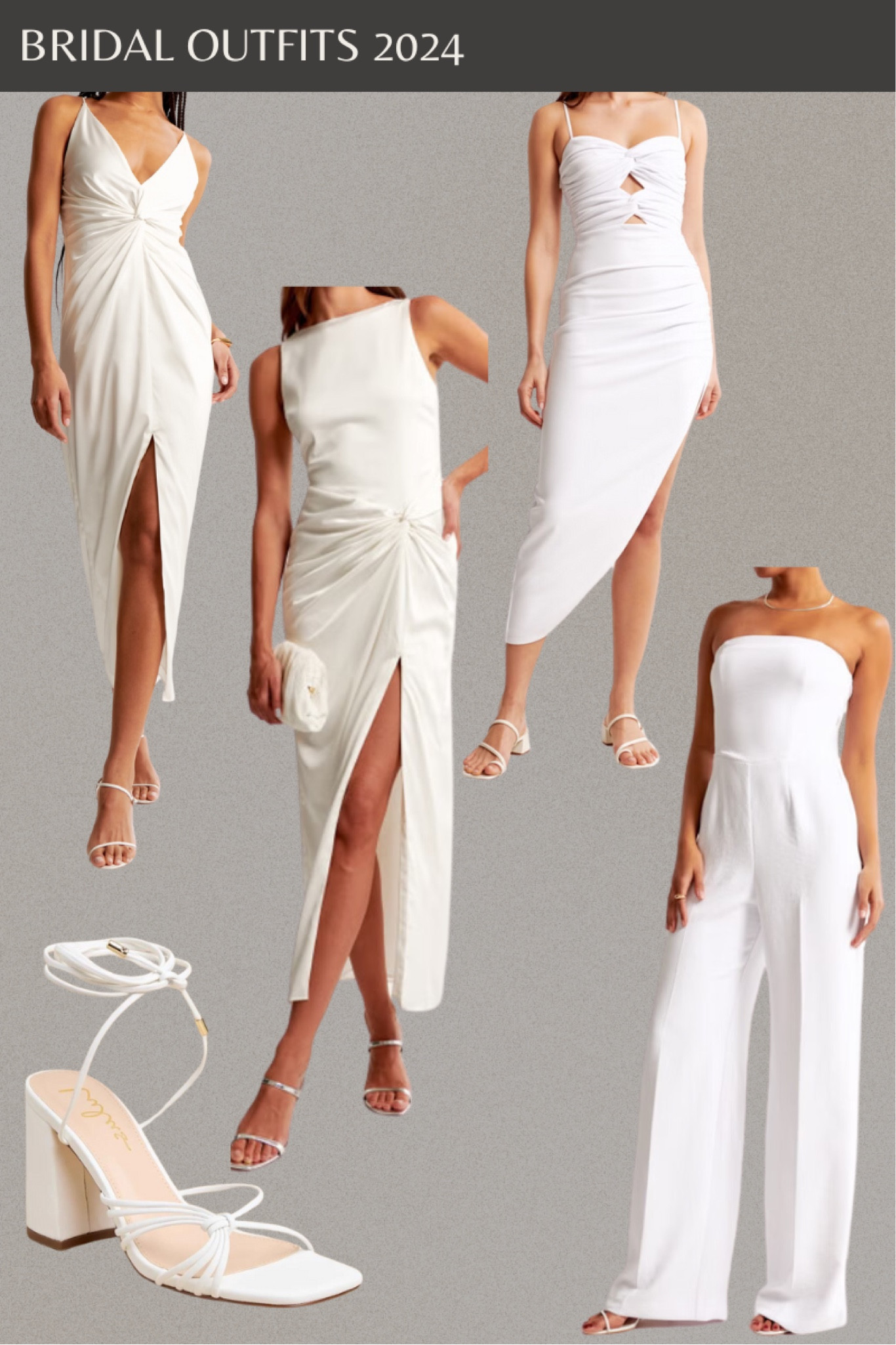 Shop all of the bridal outfits! Bridal shower, rehearsal dinner, engagement party, engagement photos! The cutest bridal outfits #wedding #brides #brideoutfit #bridalshower #whitedresses

#LTKStyleTip #LTKShoeCrush #LTKWedding