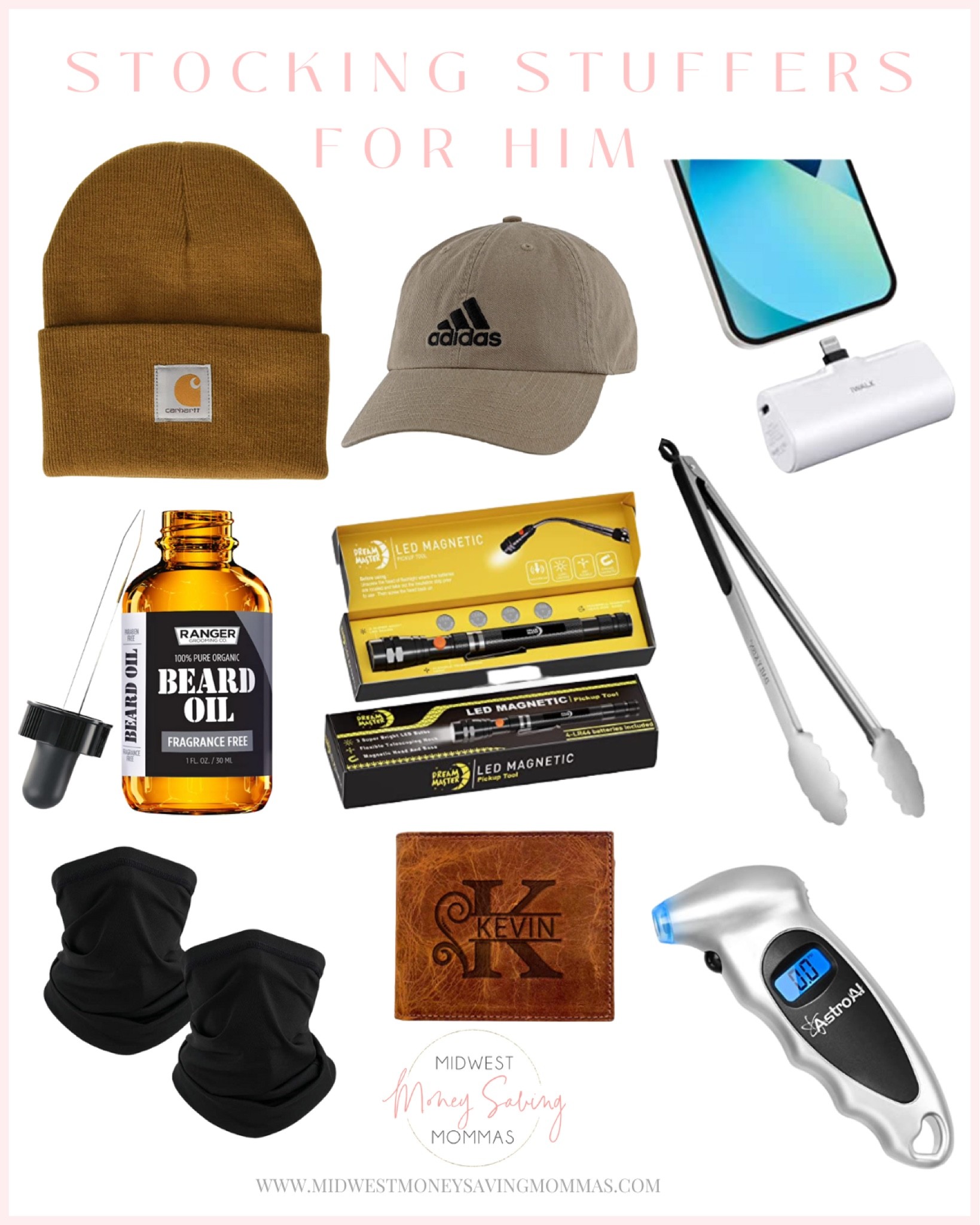 Stocking Stuffers for Him 

Christmas gifts | gift guide | gifting |  Carhartt beanie | tools | beard oil | Adidas 

#LTKmens #LTKHoliday #LTKSeasonal