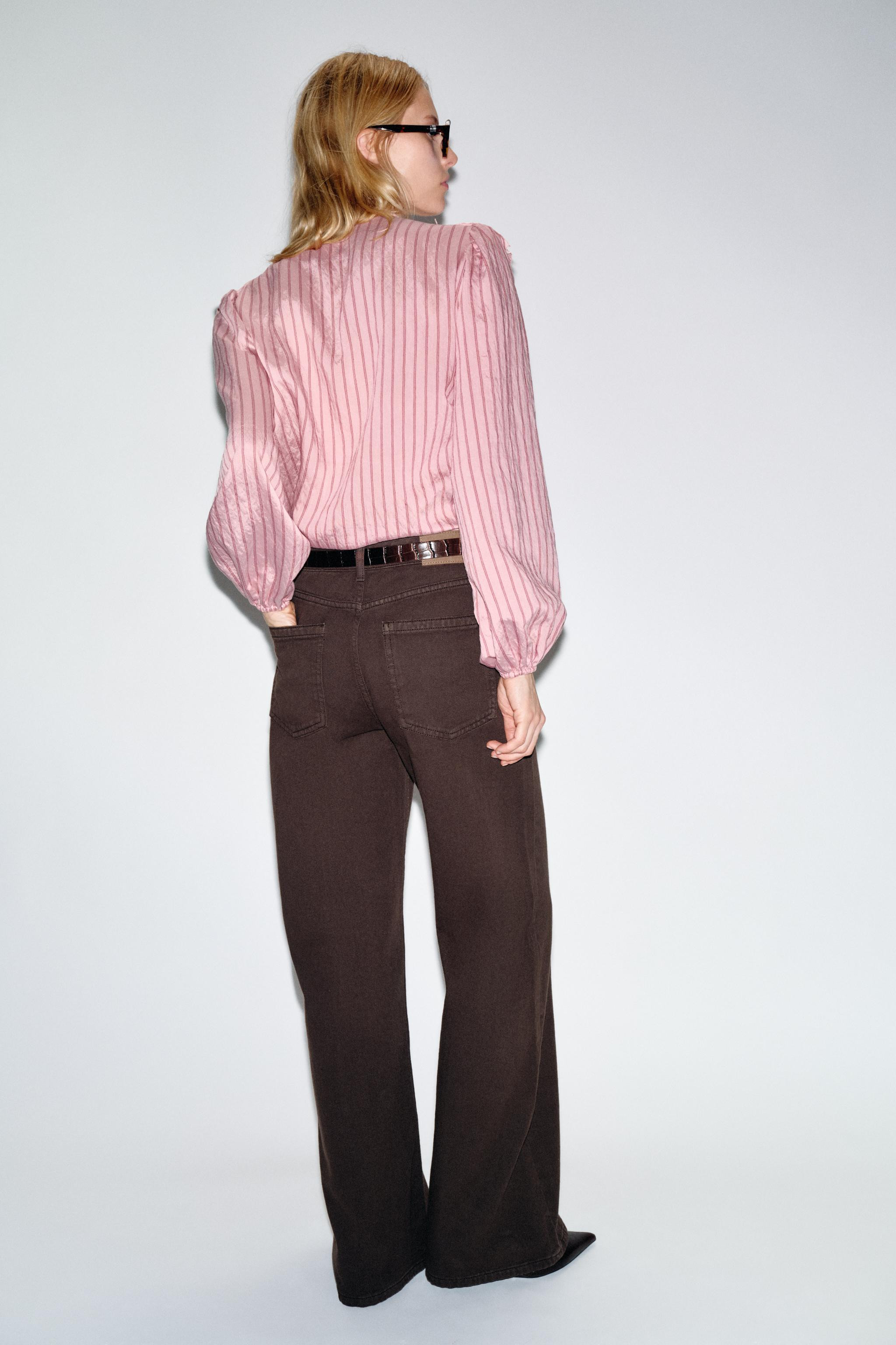 Z1975 BELTED WIDE-LEG JEANS | Zara UK