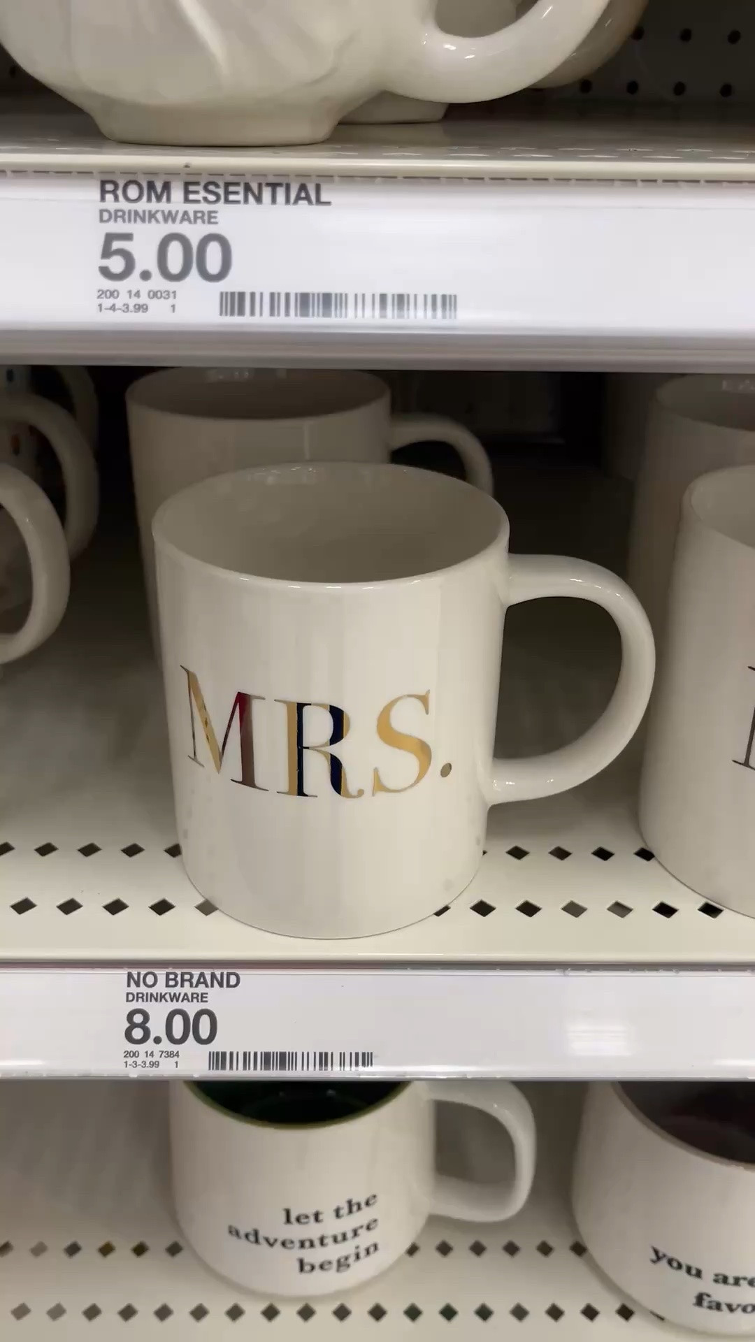 Mr and Mrs mugs @Target 

Engagement gift, wedding gift, bachelorette party gift, bride gift, gift for bride, bridal shower gift, couples gift, bride groom gift.

#LTKWedding #LTKSeasonal #LTKHome
