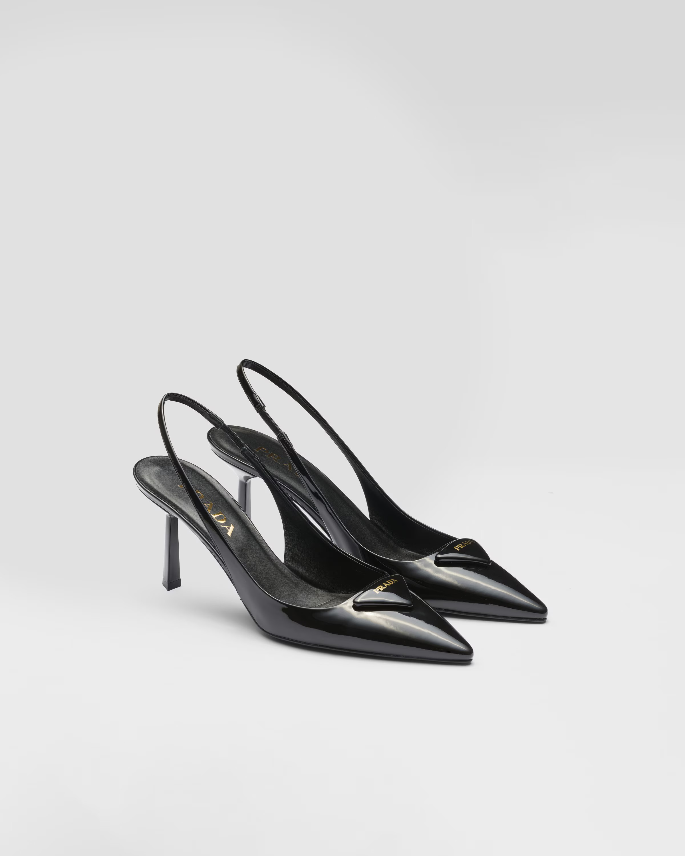 Patent leather slingback pumps | Prada Spa US