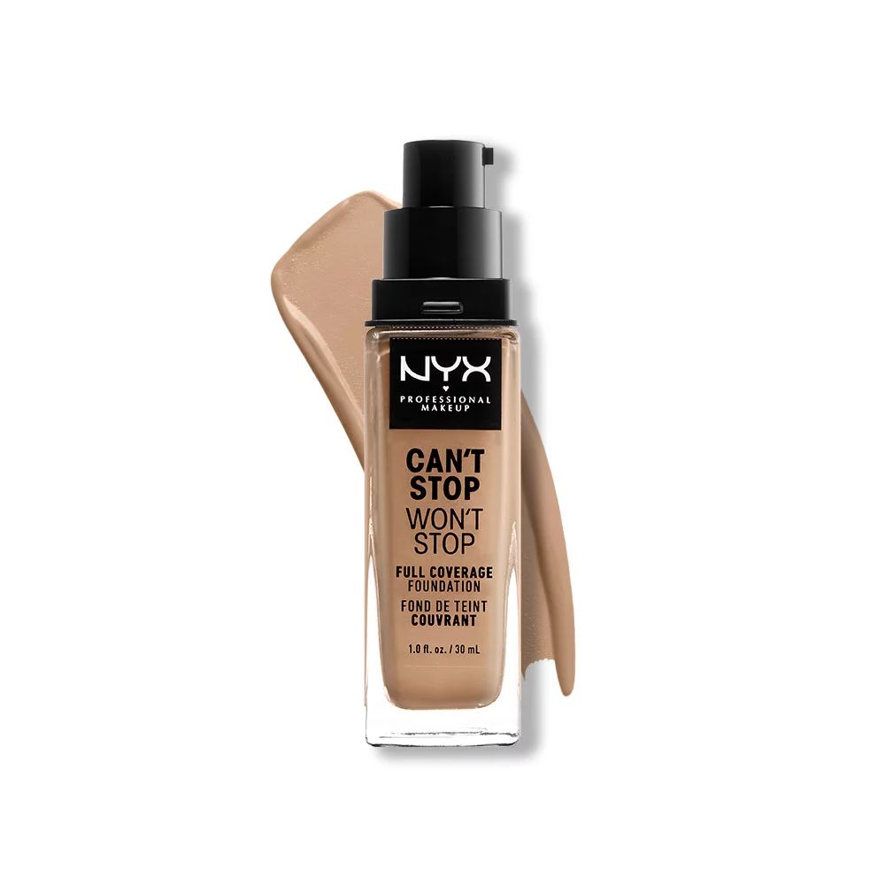 NYX Professional Makeup Can't Stop Won't Stop 24hr Full Coverage Liquid Foundation, Matte Finish,... | Walmart (US)