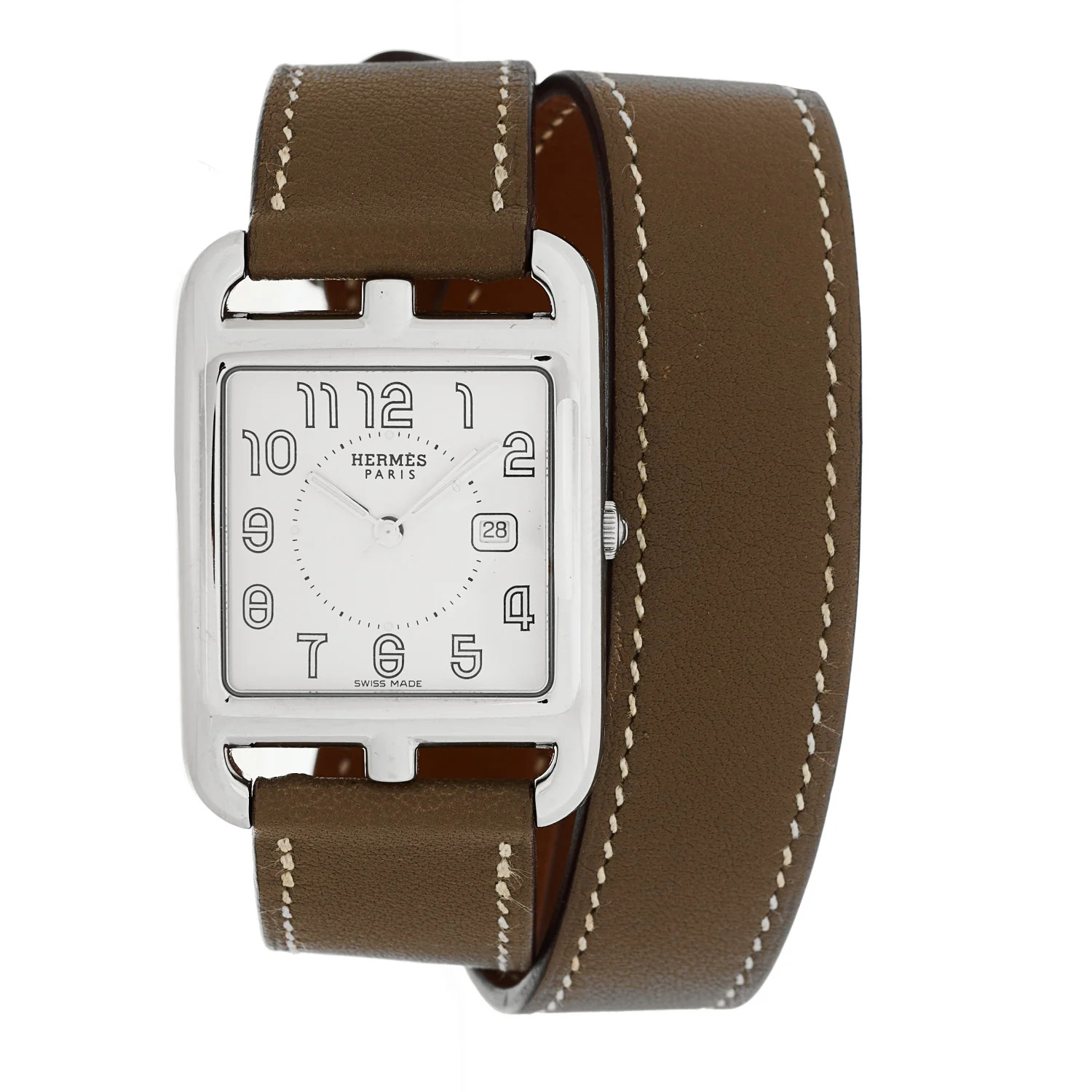 Stainless Steel Swift 29mm Cape Cod Double Tour Quartz Watch Etoupe | FASHIONPHILE (US)