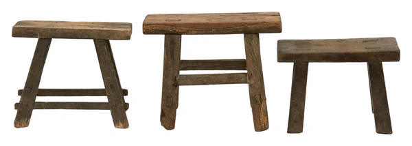 Vintage Chinese Wood Stool | Jayson Home