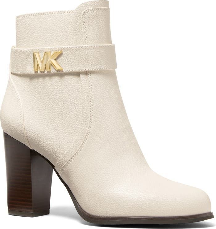 MICHAEL Michael Kors Jilly Bootie White Bootie Booties White Shoes Fall Shoes Fall Outfits 2022 | Nordstrom