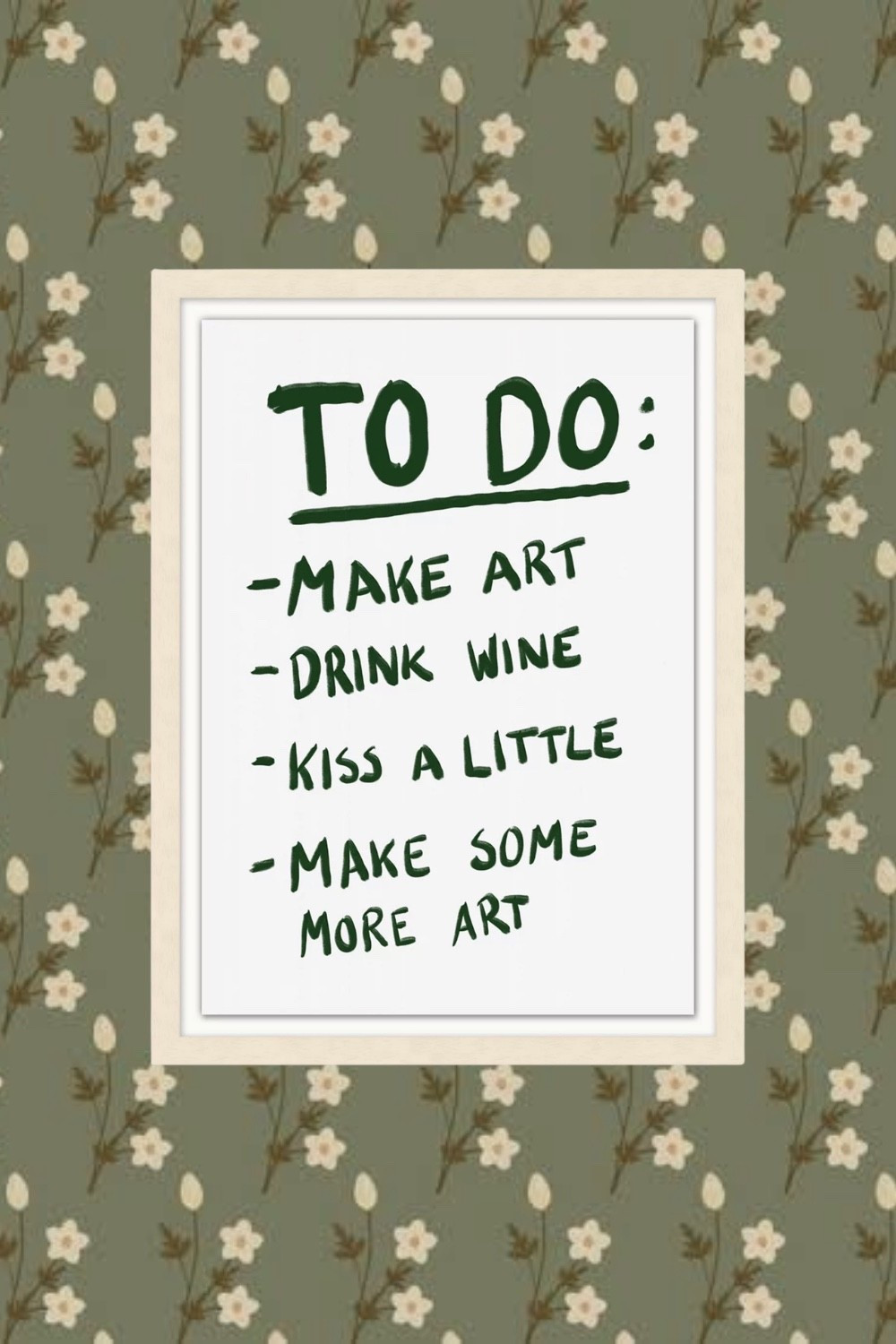 Anthropologie To Do Art Checklist - Daily Inspiration and Motivation Quotes 