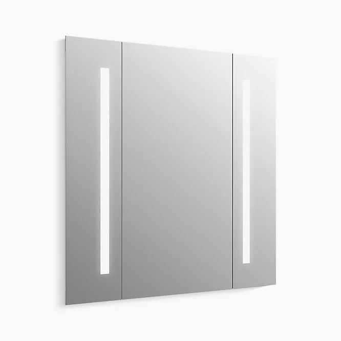 34" x 33" lighted mirror | Kohler