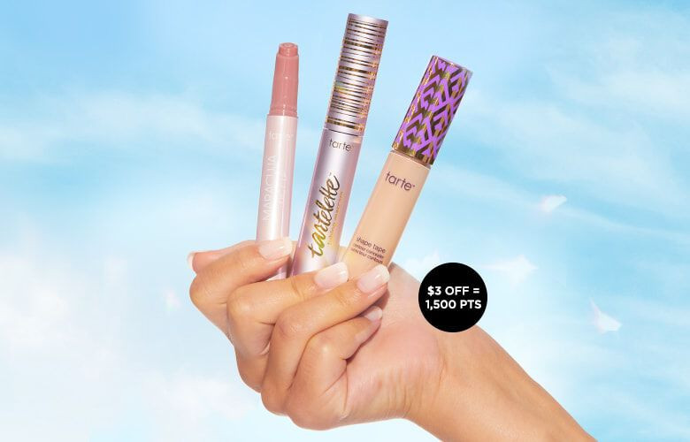 4 for 50% off  | tarte cosmetics (Global)
