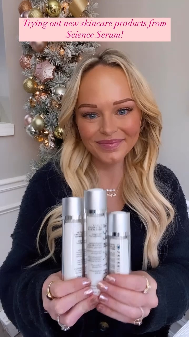 Loving @scienceserum skincare products that are proven to tighten, firm, brighten & lift loose skin! The TightEye & TightNeck Serum work like magic & in just 5 minutes I can see the results! Right now, you can take 20% off with code: CYBER20 & receive a free applicator brush with every purchase! #scienceserum #scienceserumpartner #antiaging 

#LTKCyberWeek #LTKBeauty #LTKSaleAlert