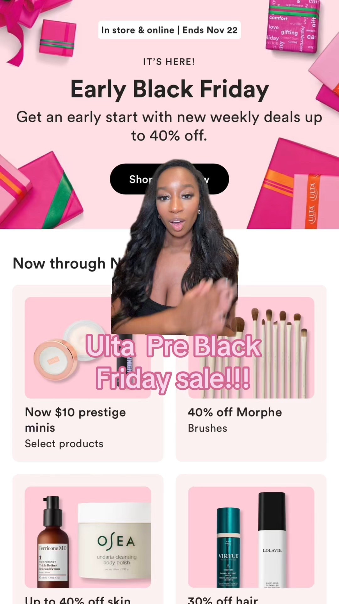 Ulta pre Black Friday deals!! These are so good! 

#LTKGiftGuide #LTKHoliday #LTKSaleAlert