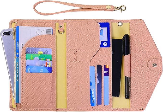 Zoppen Passport Holder Travel Wallet (Ver.5) for Women Rfid Blocking Multi-purpose Passport Cover... | Amazon (US)