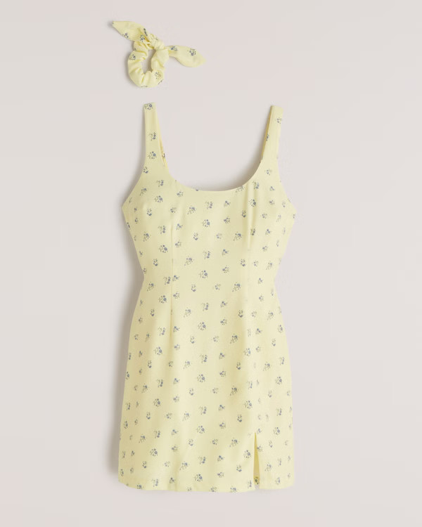 90s Scoopneck Slip Mini Dress | Abercrombie & Fitch (UK)