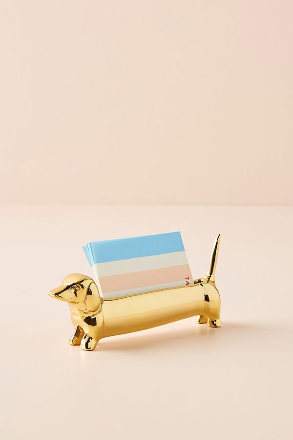 Dacshund Card Holder | Anthropologie (US)