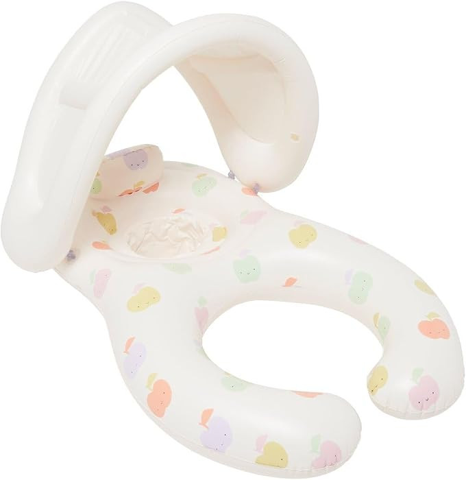 Sunnylife Float Together Baby Seat with Canopy | Inflatable Infant Pool Float, Soft Leg Cradles &... | Amazon (US)