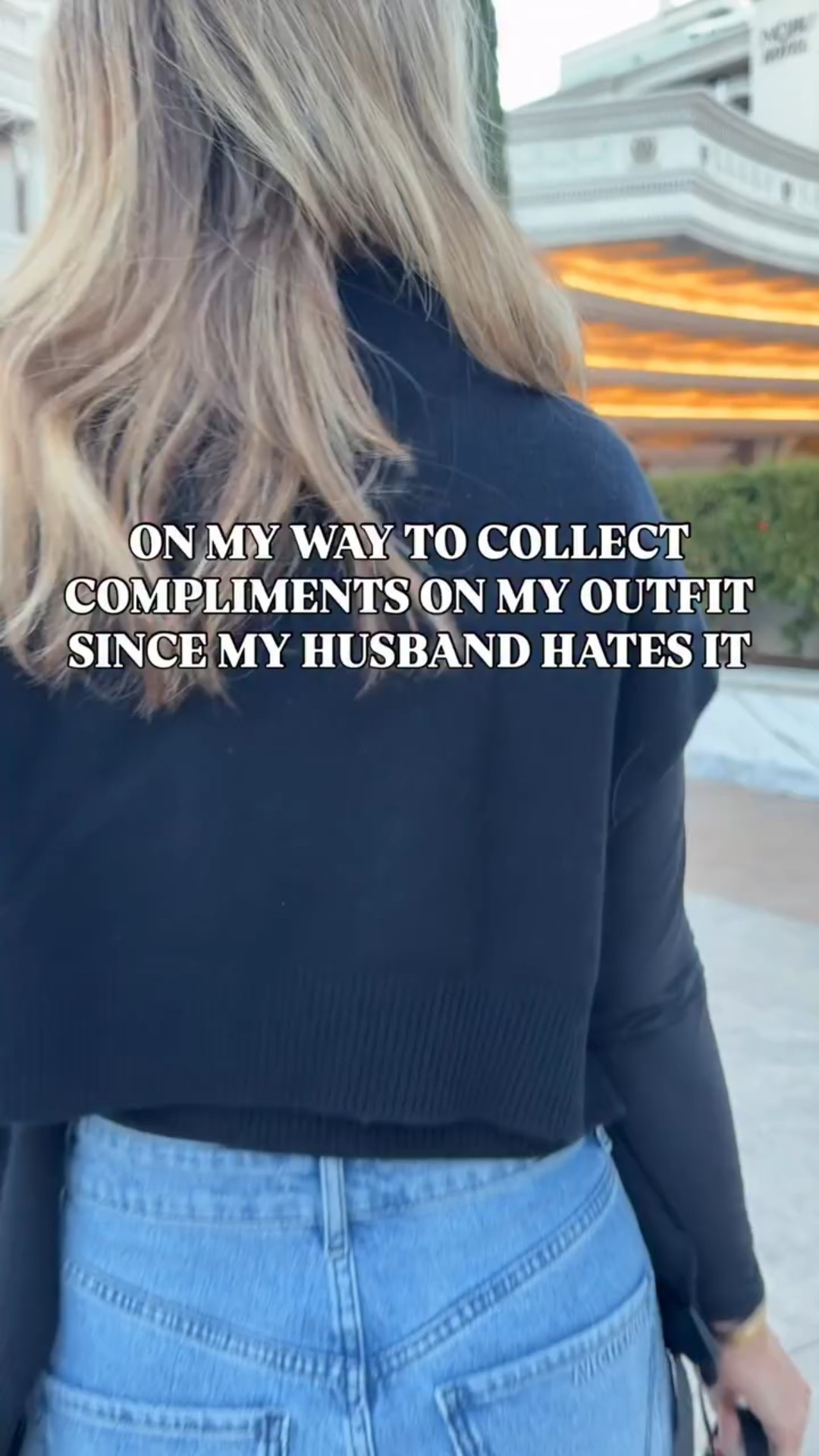 The girls get it 🫡 generally when the husband hates the outfit, the girls give the compliments because it’s good and they don’t know anything about anything 🙃 jeans got unlimited compliments today so if you want them grab here: 

Shop:

#lasvegas #outfits #amazonfashion #jeansgirl