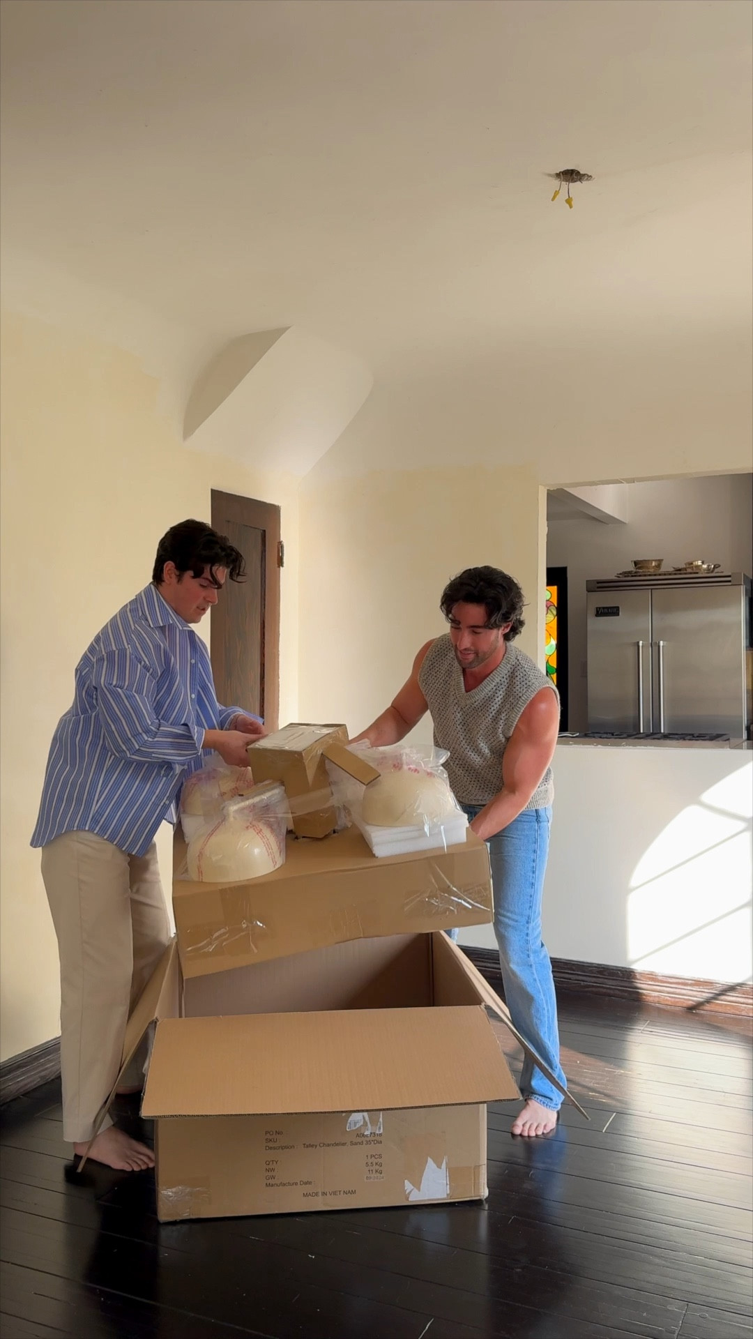 The new additions to our dining room are *almost* convincing us to stop eating dinner at the coffee table 🫣🫣

One thing is certain though, the vision for our dining room is finally taking shape (nearly a year later😅😑). We love how this Beasley Round Dining Table with sculptural legs in sungkai wood & modern chandelier, the Talley Chandelier, from Lulu and Georgia perfectly complement our 140 year old ladder back dining chairs from France. 

Who’s coming over for a dinner party?

#LTKGiftGuide #LTKHome
