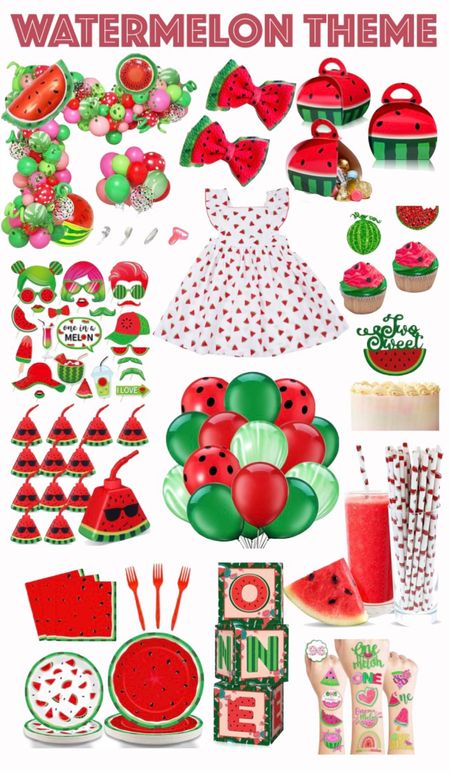 Watermelon theme party , kids birthday party theme , one in a melon , wa-two-melon, two sweet theme , watermelon 

#LTKKids #LTKParties #LTKFamily