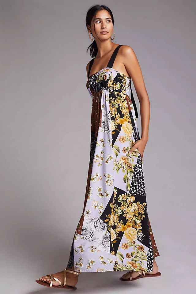 Maeve Floral Maxi Dress | Anthropologie (US)