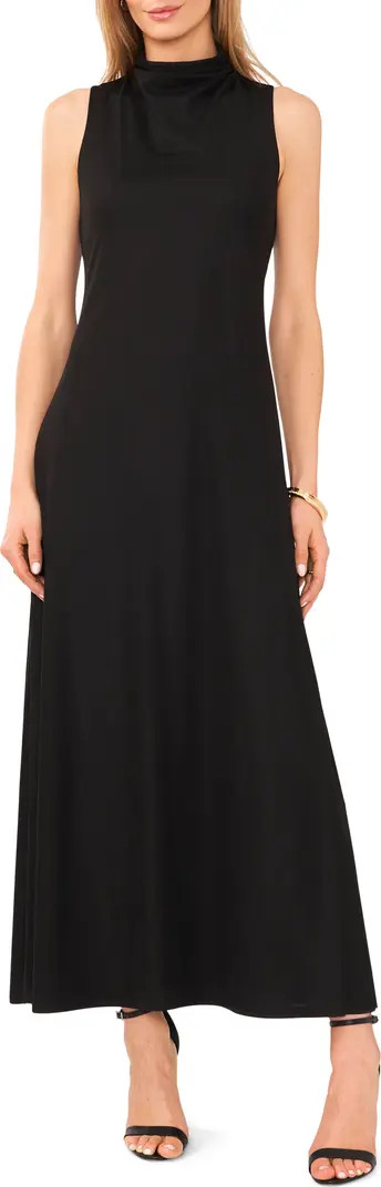 Mock Neck Sleeveless Maxi Dress | Nordstrom