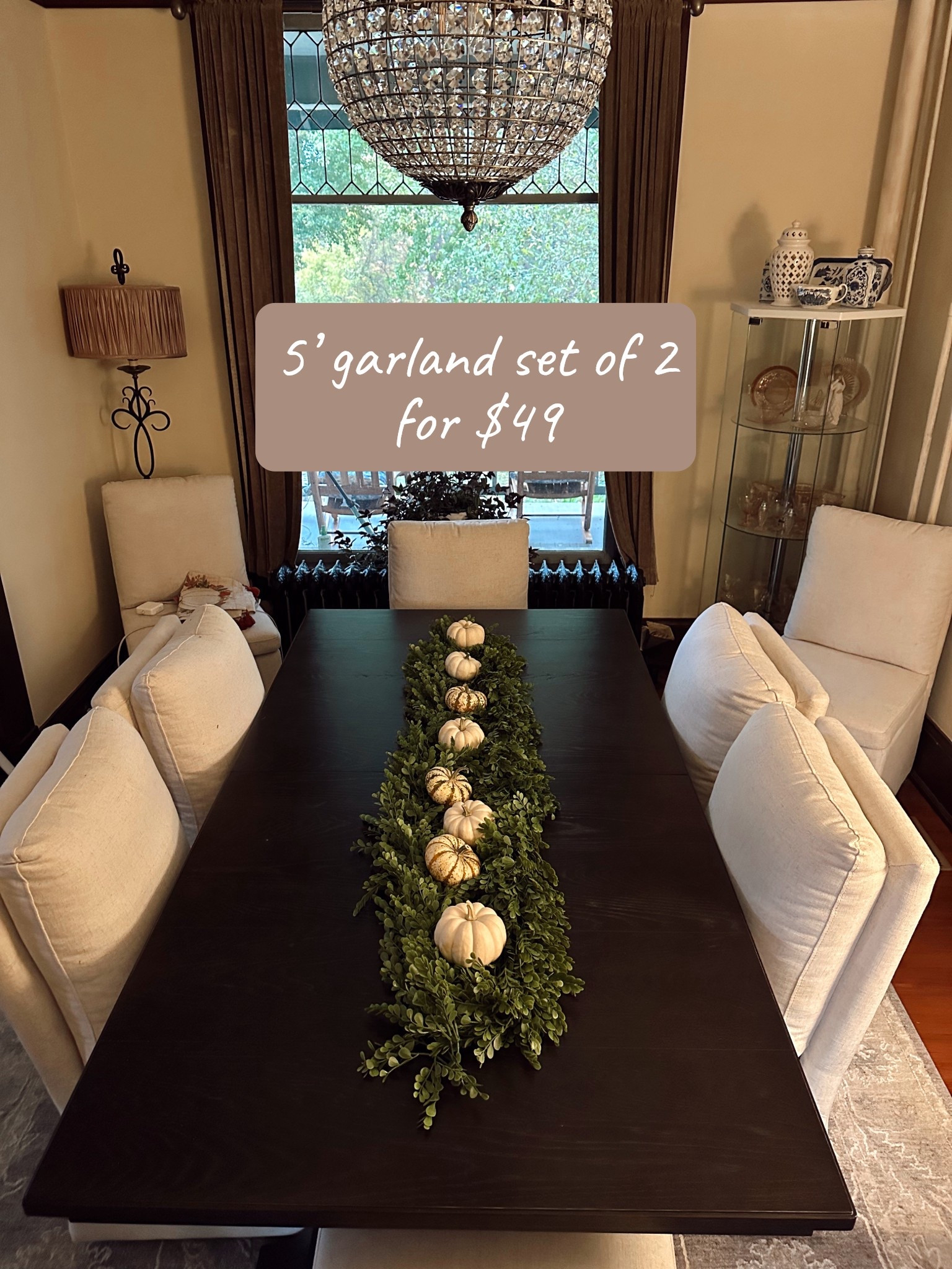 I’ll be swapping pumpkins for Christmas picks and ornaments soon!