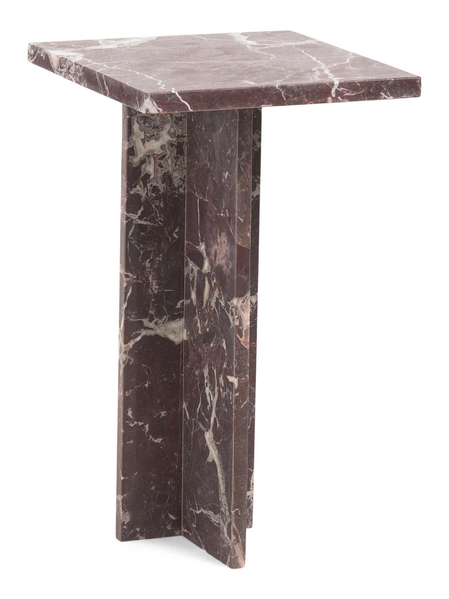 14x24 Solid Marble Square Side Table | TJ Maxx