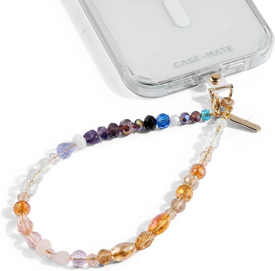Case-Mate Phone Charm with Beaded Boho Crystals - Detachable Phone Lanyard, Hands-Free Wrist Stra... | Amazon (US)