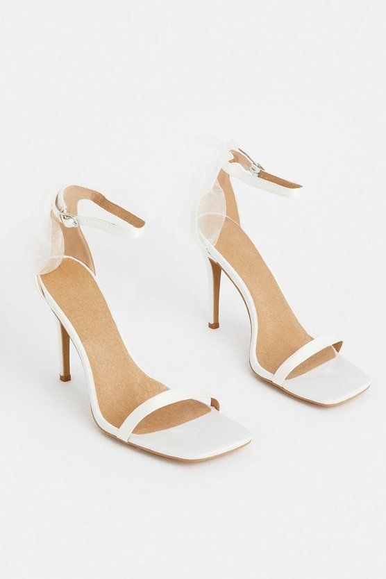 Bridal Organza Bow Barely There Heel | Coast UK & IE