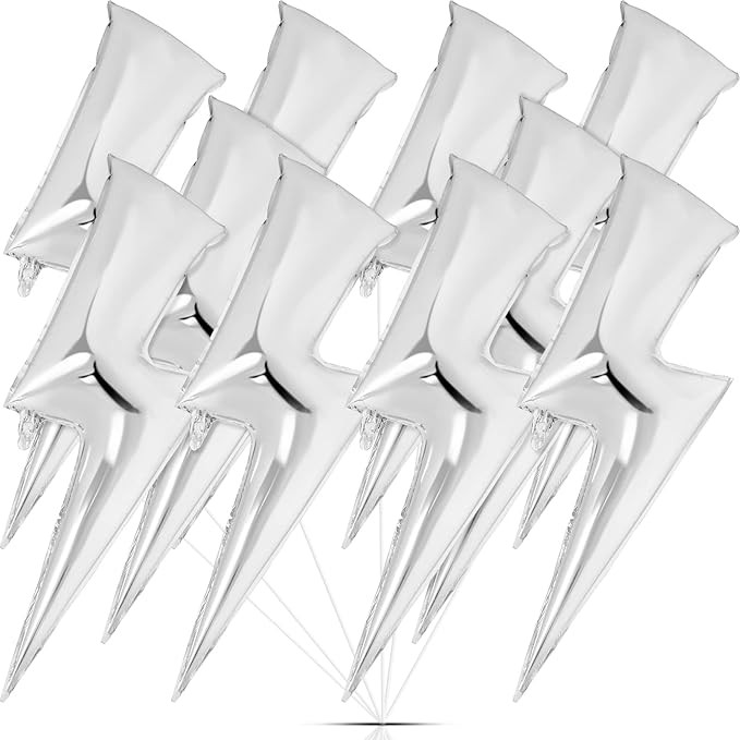 10 Pcs Large Lightning Bolt 45 Inch Flash Balloons Foil Party Balloons Flash Birthday Party Suppl... | Amazon (US)