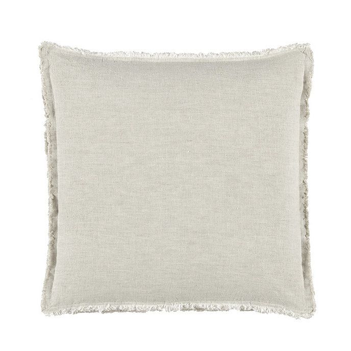 Laurel Frayed Edge Throw Pillow Cover | Ballard Designs, Inc.