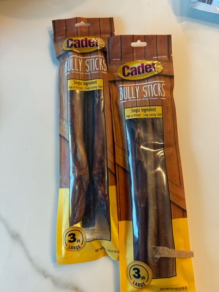 My dog favorite bully sticks that are low odor. Great for aggressive chewers. 

#LTKfindsunder50