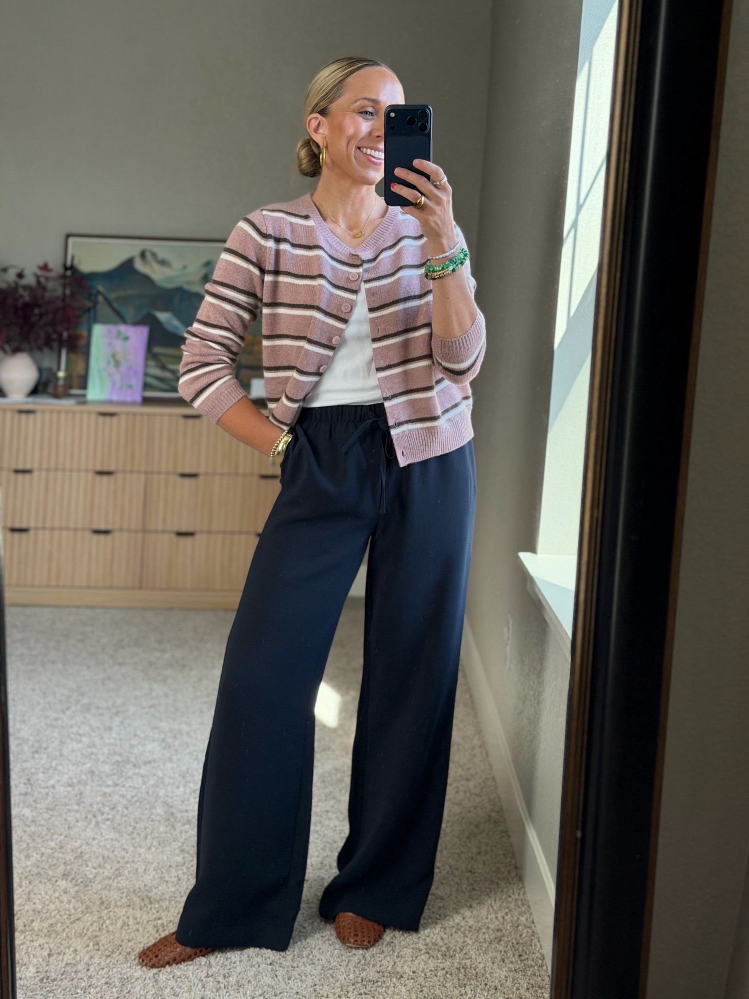 These new tops from @quince are perfect for back to school, teachers and anyone who works outside of the home! Quality and fit are all fantastic.  True to size in everything.🫶 #quincepartner

#LTKgrwm #LTKootd