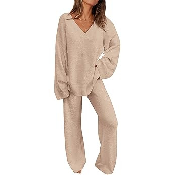 PRETTYGARDEN Lounge Sets for Women Two Piece Sweaters Pajama Set Fall Fashion 2025 Loungewear Out... | Amazon (US)