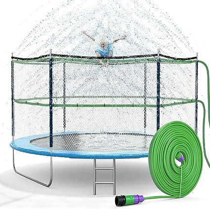 Jasonwell Trampoline Sprinkler Kids Outdside: Trampoline Accessories Waterpark Fun Summer Outdoor... | Amazon (US)